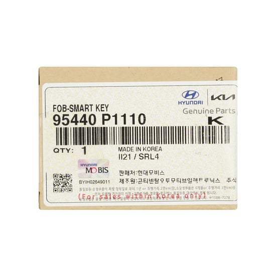 New-Kia-Sportage-2023-Genuine---OEM-Smart-Remote-4+1-Buttons-433MHz-OEM-Part-Number:-95440-P1110---95440P1110---Emirates-Keys