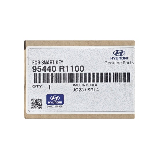 New-Hyundai-HB20-2022-Genuine---OEM-Smart-Remote-Key-3+1Buttons-433MHz-OEM-Part-Number:-95440-R1100,-95440R1100---Emirates-Keys