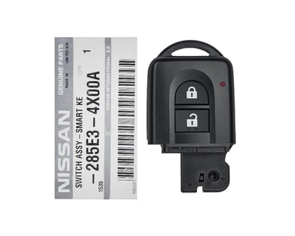 New-Nissan-Qashqai-2008-2013-Genuine-OEM-Smart-Head-Key-Remote-2-Buttons-433MHz-285E3-4X00A,-285E3-EB30A---Emirates-Keys