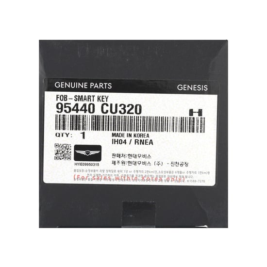 New-Hyundai-Genesis-Genuine---OEM-Smart-Remote-Key-7+1-Buttons-433MHz-Black-Color-95440-CU320---Emirates-Keys