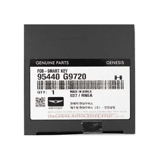 New-Hyundai-Genesis-G70-2024-Genuine---OEM-Smart-Remote-Key-4+1-Buttons-433MHz-OEM-Part-Number:-95440-G9720-,-95440G9720---Emirates-Keys