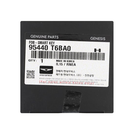 New-Genesis-GV80-Genuine---OEM-Smart-Remote-Key-4+1-Buttons-433MHz-OEM-Part-Number:-95440-T6BA0-,-95440T6BA0---Emirates-Keys