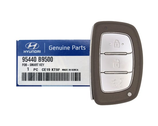 NEW-Hyundai-Grand-I10-2013-2017-Genuine-OEM-Smart-Remote-Key-3-Buttons-433MHz-95440-B9500-FCC-ID:-FOB-4F04-OEM-Box---Emirates-Keys