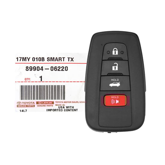 New-Toyota-Camry-2018-2020-Genuine-Smart-Remote-Key-4-Buttons-315MHz-89904-06220---89904-06240---89904-33550---89904-33740---FCCID-:-HYQ14FBC