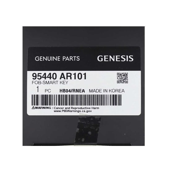New-Hyundai-Genesis-GV70-2022-Genuine-OEM-Smart-Remote-Key-4-Buttons-433MHz-OEM-Part-Number:-95440-AR101---FCC-ID:-TQ8-FOB-4F37---Transponder---ID:-HITAG-128-bits-AES-ID4A-NCF29A1M