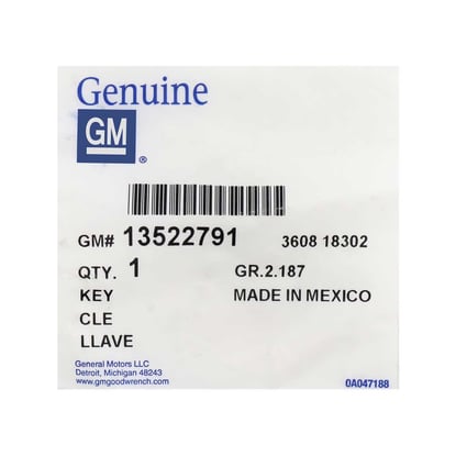 New-Chevrolet-Cruze-2018-Genuine-Flip-Remote-Key-3+1-Buttons-433MHz-Manufacturer-Part-Number:-13522791-FCC-ID:-LXP-T004---Emirates-Keys