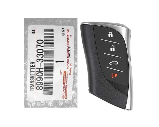 Brand-New-Lexus-ES350-2018-2019-Genuine-OEM-Smart-Remote-Key-4-Buttons-433MHz-8990H-33070-8990H33070---Emirates-Keys