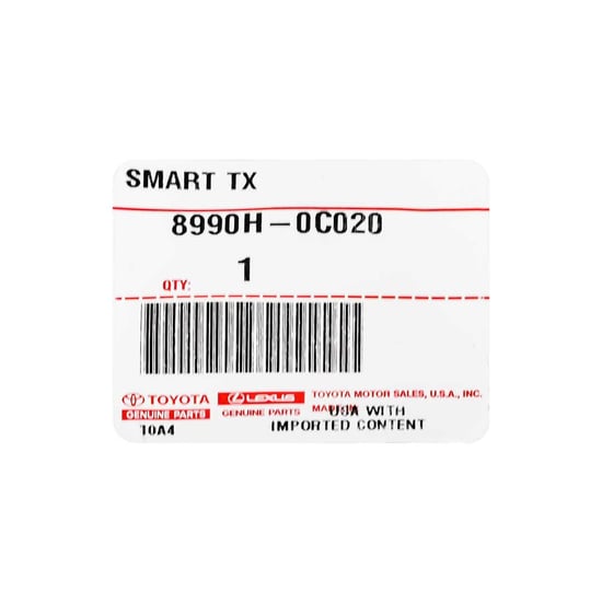 New-Toyota-Sequoia-2023-Genuine---OEM-Smart-Remote-Key-3+1-Buttons-315MHz-OEM-Part-Number:-8990H-0C020-,-8990H0C020---Emirates-Keys