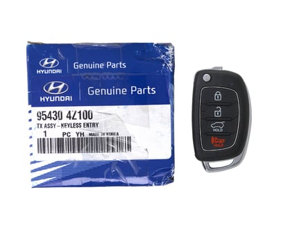 Picture of Hyundai Santa Fe 2013-2015 Genuine Flip Remote Key 315MHz 95430-4Z100 / 95430-4Z101
