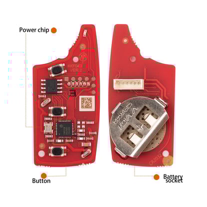 New-Xhorse-XKHY25EN-Gen2-Universal-Flip-Wire-Remote-Key-3-Buttons-Hyundai Type---Supports-Wireless-Programming----Emirates-Keys