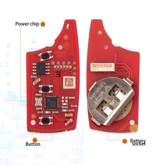 New-Xhorse-XKHY25EN-Gen2-Universal-Flip-Wire-Remote-Key-3-Buttons-Hyundai Type---Supports-Wireless-Programming----Emirates-Keys