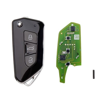 New-XXhorse-XKGA81EN-All-Black-Style-3-Buttons-Universal-Wired-Remote-Key-High-Quality-Best-Price---Emirates-Keys