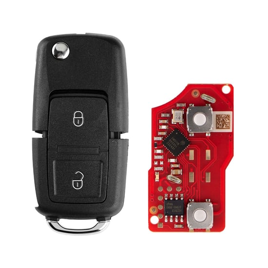 New-Xhorse-VVDI-Key-Tool-VVDI2-Wire-Flip-Remote-Key-2-Buttons-VW-Type-XKB528EN-2nd-Generation-(-New-Version-of-XKB508EN-)---Emirates-Keys