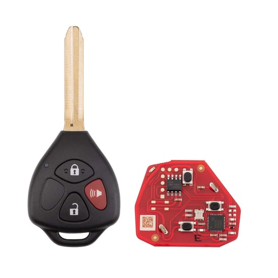 New-Xhorse-VVDI-Key-Tool-VVDI2-Wire-Remote-Key-2+1-Button-Toyota-Type-XKTO24EN-2nd-Generation-(-New-Version-of-XKTO04EN-)---Emirates-Keys