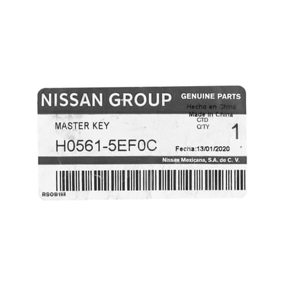 New-Nissan-Sunny-2021-Genuine-OEM-Flip-Remote-Key-3+1-Buttons-433MHz-OEM-Part-Number:-H0561-5EF0C---Emirates-Keys