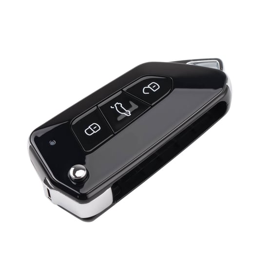 New-Xhorse-VVDI-Key-Tool-VVDI2-Wire-Flip-Remote-Key-All-Black-3-Buttons-VW-Type-XKGA83EN-2nd-Generation-(-New-Version-of-XKGA81EN-)---Emirates-Keys