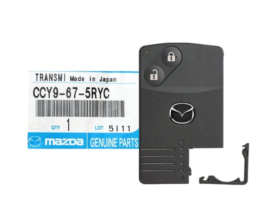 New-Mazda-Q6-2008-Smart-Key-Card-Proximity-Remote-433MHz-2-Button-Manufacturer-Part-Number:-CCY9-67-5RYC---Emirates-Keys