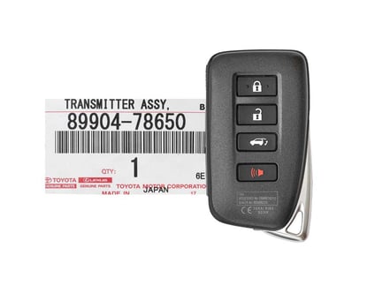 Brand-New-Lexus-LX570-2016-Genuine-OEM-Smart-Key-4-Buttons-433MHz-Manufacturer-Part-Number:-89904-78650-FCC-ID:-BG1EK---Emirates-Keys