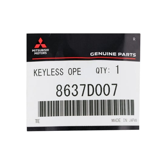 New-Mitsubishi-Outlander-2022-Genuine---OEM-Smart-Remote-Key-2+1-Buttons-315MHz-OEM-Part-Number:-8637D007---FCC-ID:-OUCGHR-M015--Emirates-Keys