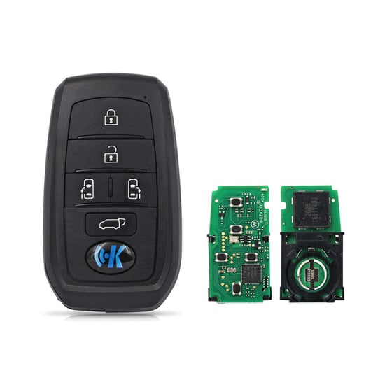 New-KeyDiy-KD-TB01-5-Toyota-Lexus-Universal-Smart-Remote-Key-5-Buttons-With-8A-Transponder---Emirates-Keys