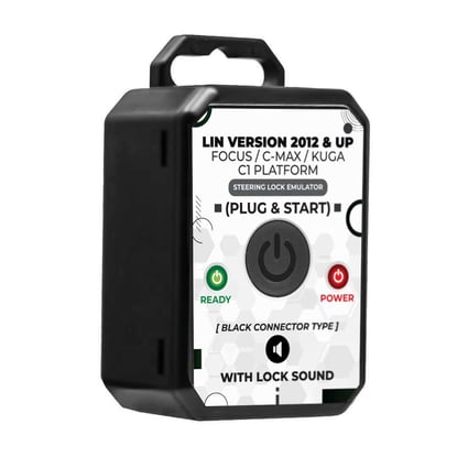 New-FFord-Focus-C-Max-Kuga-C1-Platform-2012-&-UP-Steering-Lock-Simulator-Emulator-With-Lock-Sound-Black-Connector-Type-High-Quality-Best-Price---MK3-Products---Emirates-Keys