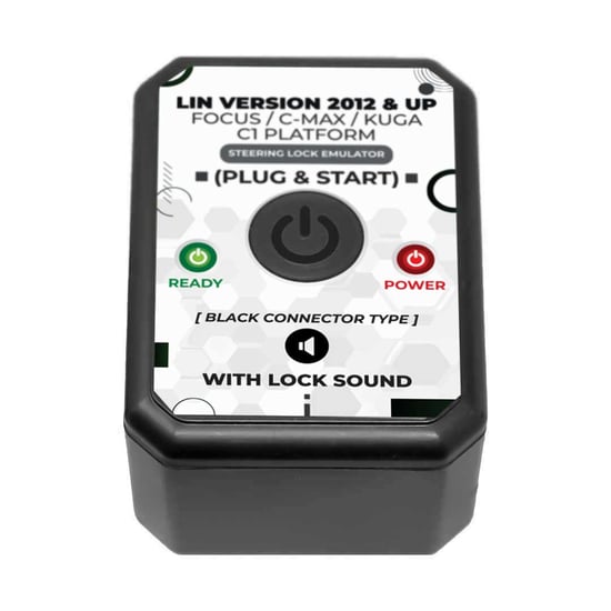 New-FFord-Focus-C-Max-Kuga-C1-Platform-2012-&-UP-Steering-Lock-Simulator-Emulator-With-Lock-Sound-Black-Connector-Type-High-Quality-Best-Price---MK3-Products---Emirates-Keys