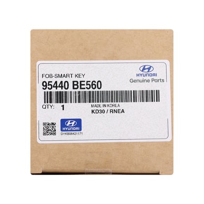 New-Hyundai-Kona-2024-Genuine---OEM-Smart-Remote-Key-3+1-Buttons-433MHz-OEM-Part-Number:-95440-BE560,-95440BE560---Emirates-Keys