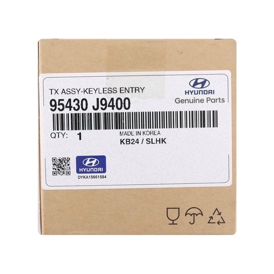 New-Hyundai-Kona-2022-Genuine---OEM-Flip-Remote-Key-2+1-Buttons-433MHz-OEM-Part-Number:-95430-J9400,-95430J9400---Emirates-Keys