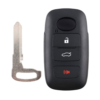 New-Aftermarket-Toyota-Raize-Smart-Remote-Key-3+1-Buttons-433MHz-Compatible-Part-Number:-89994-BZ050,-89994BZ050---Emirates-Keys