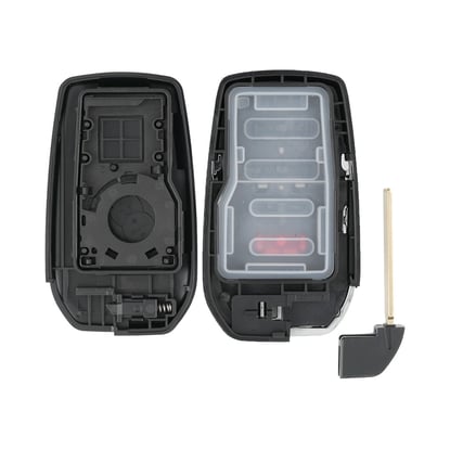 New-Aftermarket-Toyota-Land-Cruiser-2023-Smart-Remote-Key-Shell-3+1-Buttons-Chrome-Sides-BA-Type-SUV-Trunk-Type-High-Quality-Best-Price---Emirates-Keys