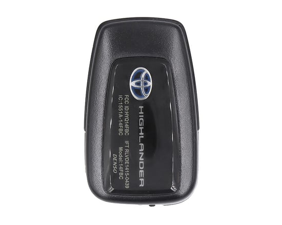 NEW-Toyota-Highlander-2020-Genuine-OEM-Smart-Key-4-Buttons-315MHz-Manufacturer-Part-Number:-8990H-0E030---8990H-0E020-8990H0E030---FCCID:-HYQ14FBC