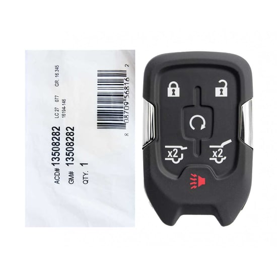 NEW-Chevrolet-Tahoe-2015-2020-Genuine-OEM-Smart-Remote-Key-6-Buttons-433MHz-13580806-13508282-13529633---FCCID:-HYQ1EA---Emirates-Keys