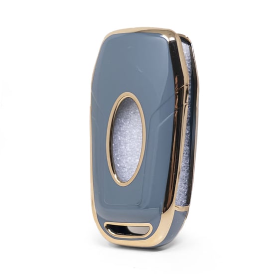 New-Aftermarket-Nano-High-Quality-Cover-For-Ford-Remote-Key-3-Button-Gray-Color-Ford-F11J3B---Emirates-Keys