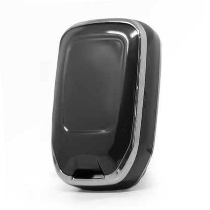 New-Aftermarket-Nano-High-Quality-Cover-For-GMC-Remote-Key-6-Button-Black-Color-Silver-Frame-GMC-A11Y6---Emirates-Keys