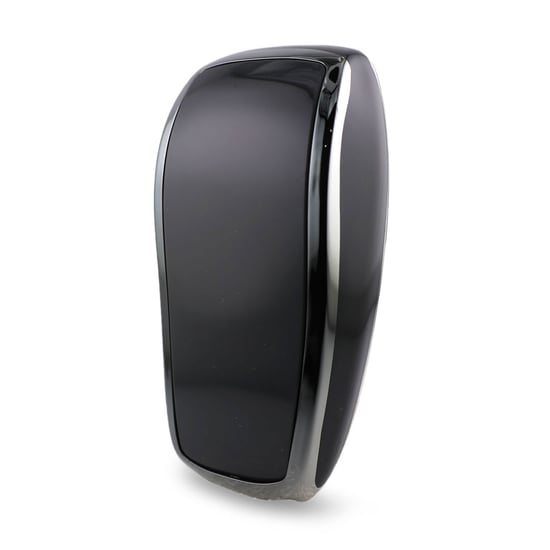 New-Aftermarket-Nano-High-Quality-Cover-For-Mercedes-Remote-Key-2-Button-Black-Color-Silver-Frame-Benz-B11Y2---Emirates-Keys