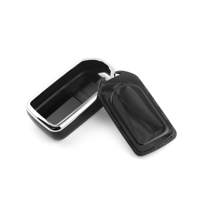 New-Aftermarket-Nano-High-Quality-Cover-For-Honda-Remote-Key-3-Button-Black-Color-Silver-Frame-HD-A11Y3B---Emirates-Keys