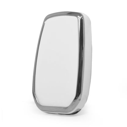 New-Aftermarket-Nano-High-Quality-Cover-For-Toyota-Remote-Key-3-Button-White-Color-Silver-Frame-TYT-A11Y3---Emirates-Keys
