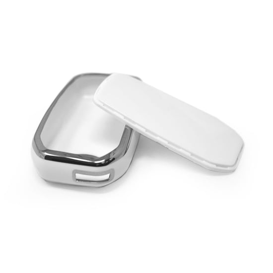 New-Aftermarket-Nano-High-Quality-Cover-For-Toyota-Remote-Key-3-Button-White-Color-Silver-Frame-TYT-A11Y3---Emirates-Keys