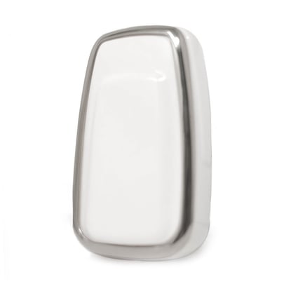 New-Aftermarket-Nano-High-Quality-Cover-For-Toyota-Remote-Key-2-Button-White-Color-Silver-Frame-TYT-B11Y2---Emirates-Keys
