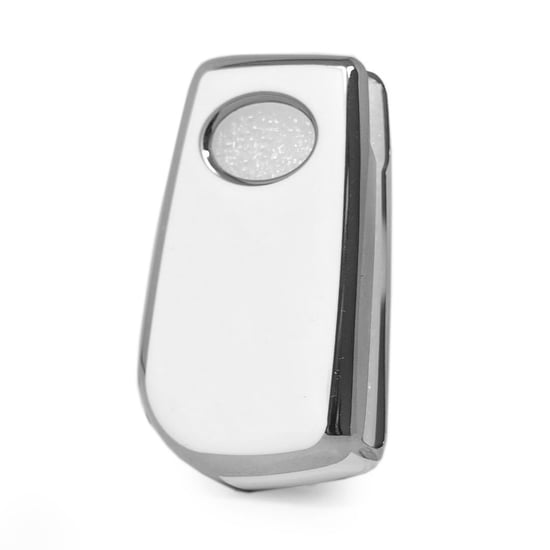 New-Aftermarket-Nano-High-Quality-Cover-For-Toyota-Remote-Key-3-Button-White-Color-Silver-Frame-TYT-C11Y3---Emirates-Keys