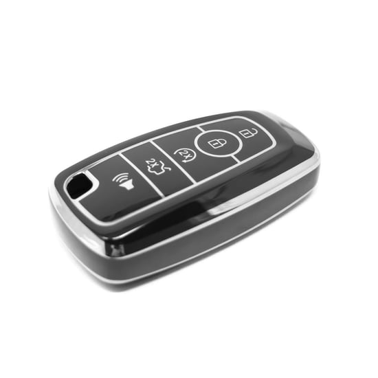 New-Aftermarket-Nano-High-Quality-Cover-For-Ford-Remote-Key-5-Button-Black-Color-Silver-Frame-Ford-B11Y5---Emirates-Keys