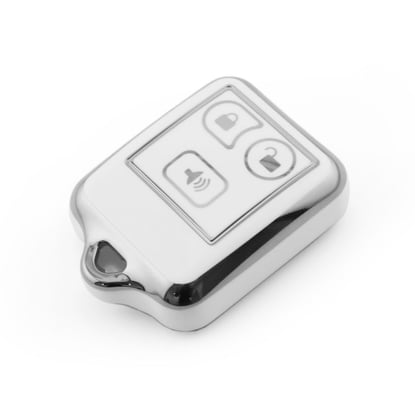 New-Aftermarket-Nano-High-Quality-Cover-For-Ford-Remote-Key-3-Button-White-Color-Silver-Frame-Ford-M11Y3---Emirates-Keys