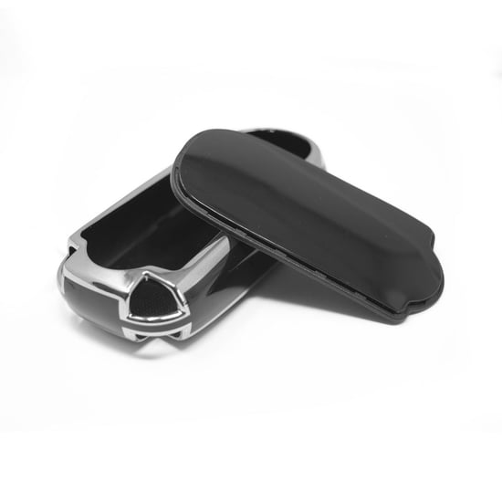 New-Aftermarket-Nano-High-Quality-Cover-For-Jeep-Remote-Key-5-Button-Black-Color-Silver-Frame-Jeep-B11Y5---Emirates-Keys