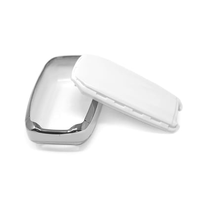 New-Aftermarket-Nano-High-Quality-Cover-For-Jeep-Remote-Key-4-Button-White-Color-Silver-Frame-Jeep-D11Y4---Emirates-Keys