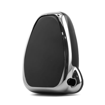 New-Aftermarket-Nano-High-Quality-Cover-For-Chrysler-Remote-Key-6-Button-Black-Color-Silver-Frame-CRSL-A11Y6---Emirates-Keys