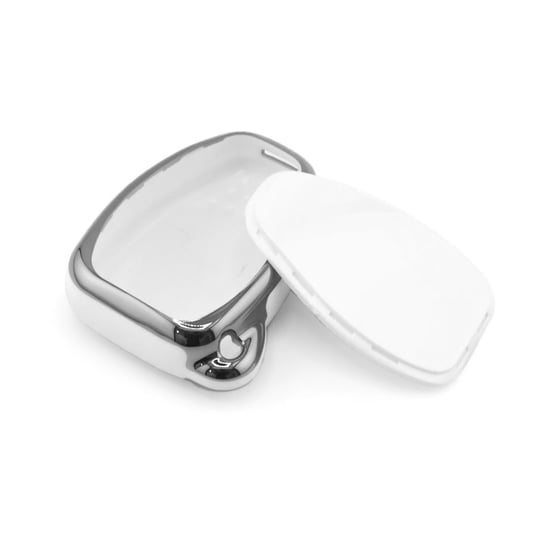 New-Aftermarket-Nano-High-Quality-Cover-For-Chrysler-Remote-Key-6-Button-White-Color-Silver-Frame-CRSL-A11Y6---Emirates-Keys