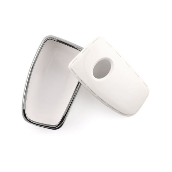New-Aftermarket-Nano-High-Quality-Cover-For-Lexus-Remote-Key-4-Button-White-Color-Silver-Frame-LXS-A11Y4---Emirates-Keys