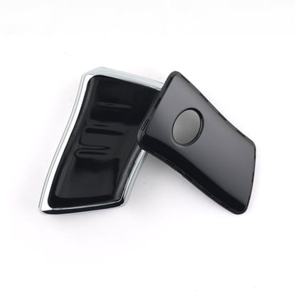 New-Aftermarket-Nano-High-Quality-Cover-For-Lexus-Remote-Key-4-Button-Black-Color-Silver-Frame-LXS-B11Y4---Emirates-Keys