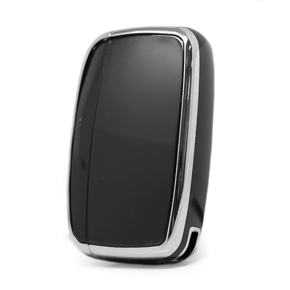New-Aftermarket-Nano-High-Quality-Cover-For-Land-Rover-Remote-Key-5-Button-Black-Color-Silver-Frame-LR-A11Y---Emirates-Keys