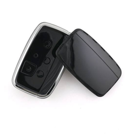 New-Aftermarket-Nano-High-Quality-Cover-For-Land-Rover-Remote-Key-5-Button-Black-Color-Silver-Frame-LR-A11Y---Emirates-Keys